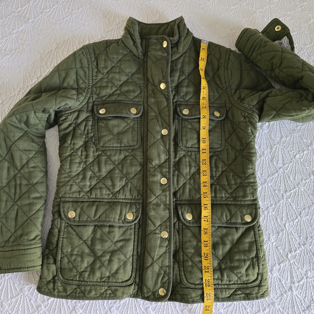 J. Crew Green Downtown Field Jacket Excellent Condition Sz XS - Picture 3 of 8